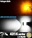 JDM ASTAR 1000 Lumens Extremely Bright 4014 Chips 3156 3057 3157 4057 4157 LED Bulbs with Projector,Xenon White（ONLY used for backup reverse lights）