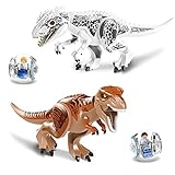 Leoie Jurassic World Dinosaurs Toys Model Puzzle Assembling Blocks for Kids Educational Gifts 1PCS (Random Color)
