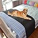 Kathson Pet Bed Scarf Bed Runners- Quilted Cozy Pet Protector Dog Covers for Bed(Black)thumb 3