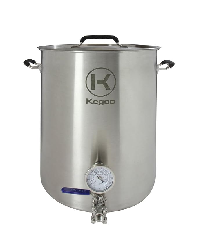 Kegco 15 Gallon Brew Kettle with Thermometer & 3Piece Ball Valve Review