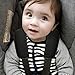 Accmor Baby Car Seat Straps Covers, Soft Seat Belt Covers for Baby Kids, Strap Pads Covers for Car Seats, Pushchair, Stroller, Black