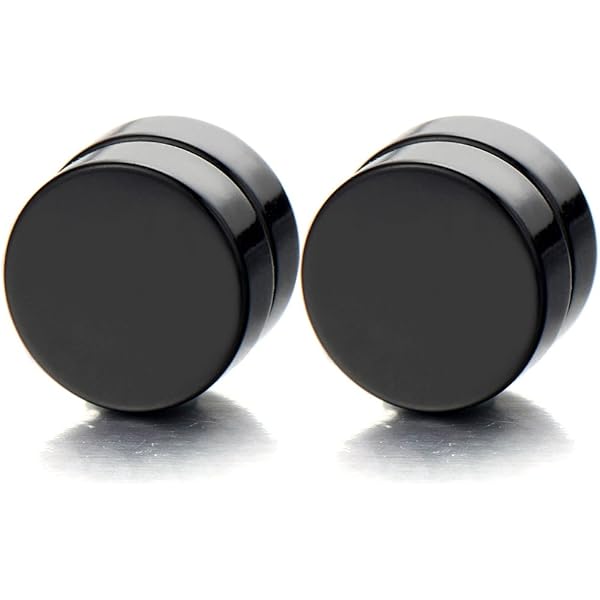15 Pairs Magnetic Earrings, Stainless Steel Earring Clips, Non-Pierced