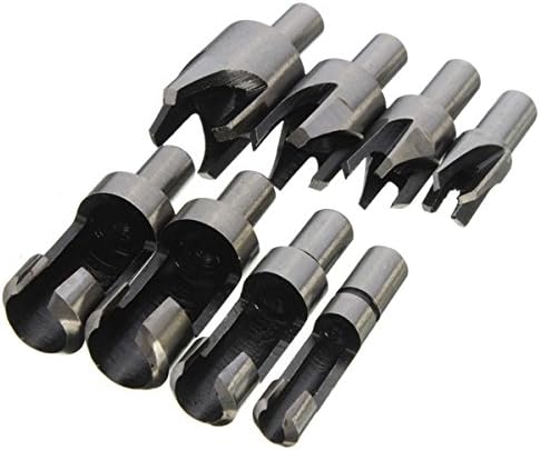 Letbo New 8pcs 10mm Shank Plug Cutter Wood Dowel Maker Woodworking Tool