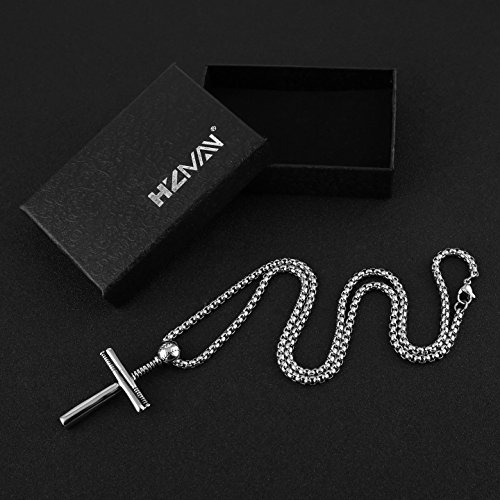 HZMAN Athletes Cross Necklace by Pendant Sports Stainless Steel