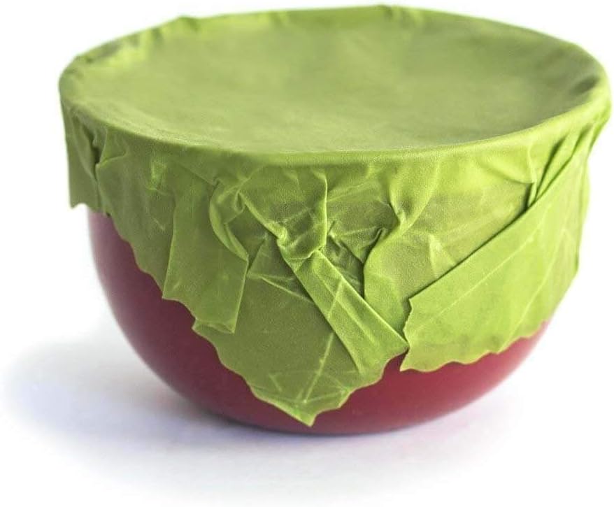 Organic Reusable Food Wraps, Alternative to Kitchen Cling Film and Silicone Lids, Beeswax wrap by CitrusBergamia – Sustainable, Biodegradable, Non-Toxic & Plastic Free - Say Goodbye to Plastiс