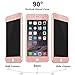 Mcoolbo iPhone 7 Glass Privacy Anti-spy,4D Tempered Glass Screen Protector Screen Shield Guard for iPhone 7 4.7 inch (Rose Gold)