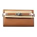Anifeel Women's Padlock Genuine Leather Wallets Purse Billfold