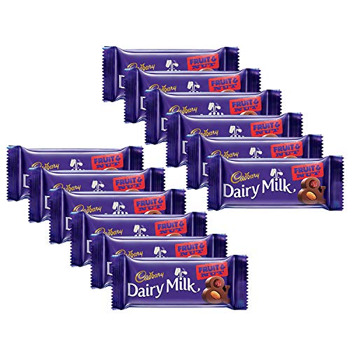 Cadbury Dairy Milk Fruit & nut, 12 X 37 g Price History