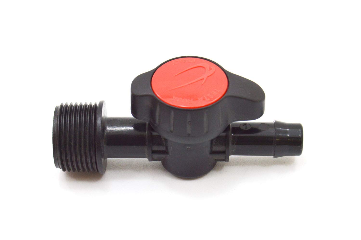 Stop Valve 16mm for Drip Irrigation x 3/4" Male Thread