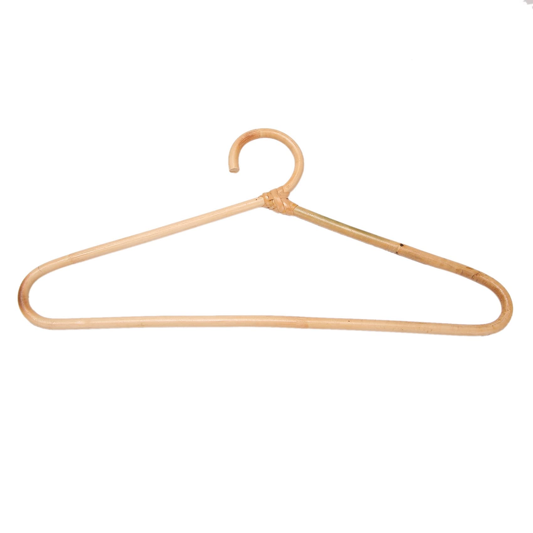 Tooteeru Rattan Clothes Hanger Style,Garments Organizer,Rack Adult Hanger,Room Decoration Hanger for Your Clothes.