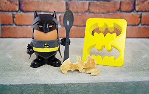Breakfast Batman Hard Boiled Egg Holder and Toast Cutter Ages 5+ - Thumbnail 2