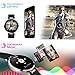 Fantime Round Dial Display Bluetooth Wrist Smart Watch with Voice Gesture Control - Silver