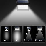 Solar Lights Outdoor [46 LEDs], Gixvdcu Solar Powered Motion Sensor Lights Waterproof Security Wireless Wall Lights for Outdoor, Garden, Patio Yard, Deck Garage, Fence, Driveway Porch (2 Pack)