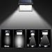 Solar Lights Outdoor [46 LEDs], Gixvdcu Solar Powered Motion Sensor Lights Waterproof Security Wireless Wall Lights for Outdoor, Garden, Patio Yard, Deck Garage, Fence, Driveway Porch (2 Pack)