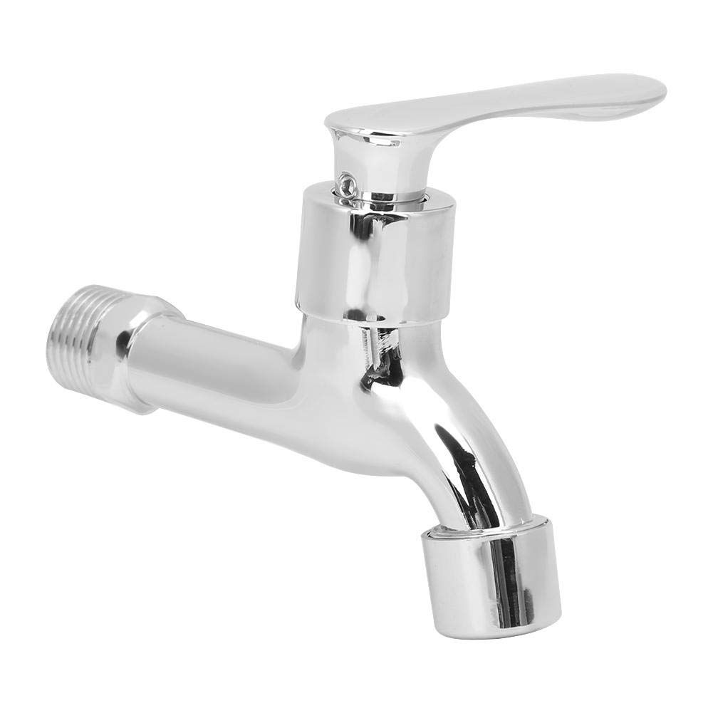 Garden Faucet,G1/2in Water Faucet Zinc Alloy Water Tap Bathroom Kitchen Faucet Wall Mounted Balcony Tap Household Supplies Brass Valve Core