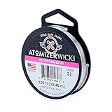 Genuine AtomizerWick Nichrome 80 Series 32 Gauge Resistance Wire - 100ft, 50ft & 25ft Spools Available (100ft)