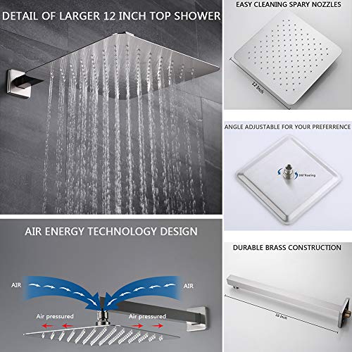 Shower System with Body Sprayers, Full Body Spray Shower System with