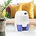 hysure 500ml Electric Dehumidifier, Removes Humidity 250ml per day, 500ml Detachable Water Tank, LED Indicator, Automatic, Efficient, Portable, Quiet, No Need Refill (White 2)