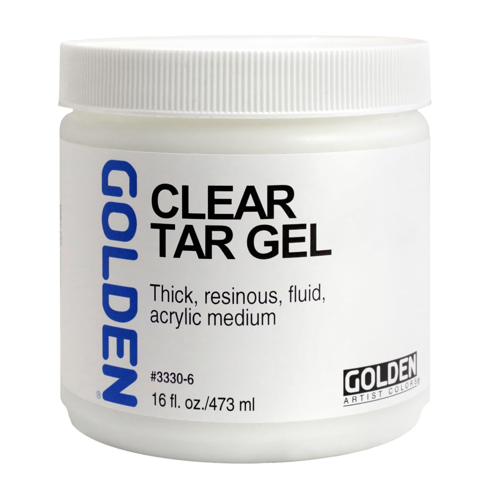 GOLDEN Acryl Med 16 Oz Clear Tar Gel