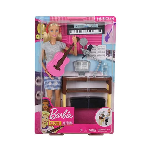 Barbie Mattel FCP73 - Musikerin Puppe und Spielset – Bild 6