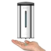 AIKE Automatic Wall Mount Liquid Soap Dispenser, Commercial Stainless Steel with 25oz Large Capacity Save Time Effort and Cost,Model AK1205 (Polished)