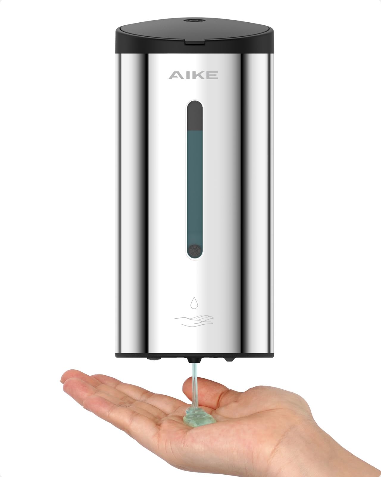 Photo 1 of AIKE Automatic Wall Mount Liquid Soap Dispenser, Commercial Stainless Steel with Large Capacity Save Time Effort and Cost,Model AK1205 (Polished)