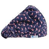 TOMMHANES Bouffant Hat Work Scrub Cap Leisure Cap One Size Multiple Colors (Color04