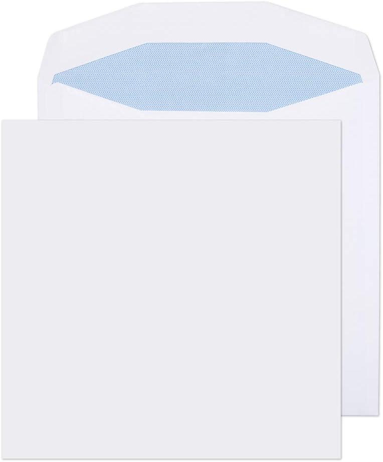 Blake Purely Everyday 100 GSM 220 x 220 mm Opaque Wallet Self Seal Envelope - White (Pack of 250)