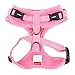 Authentic Puppia RiteFit Harness with Adjustable Neck, Pink, Small