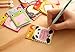 Aimeio Creative Cute Cartoon Animals Sticky Notes Memo Self-Stick Notes Paper Marker(20 Sheets/Pad,8 Pad/Pack)