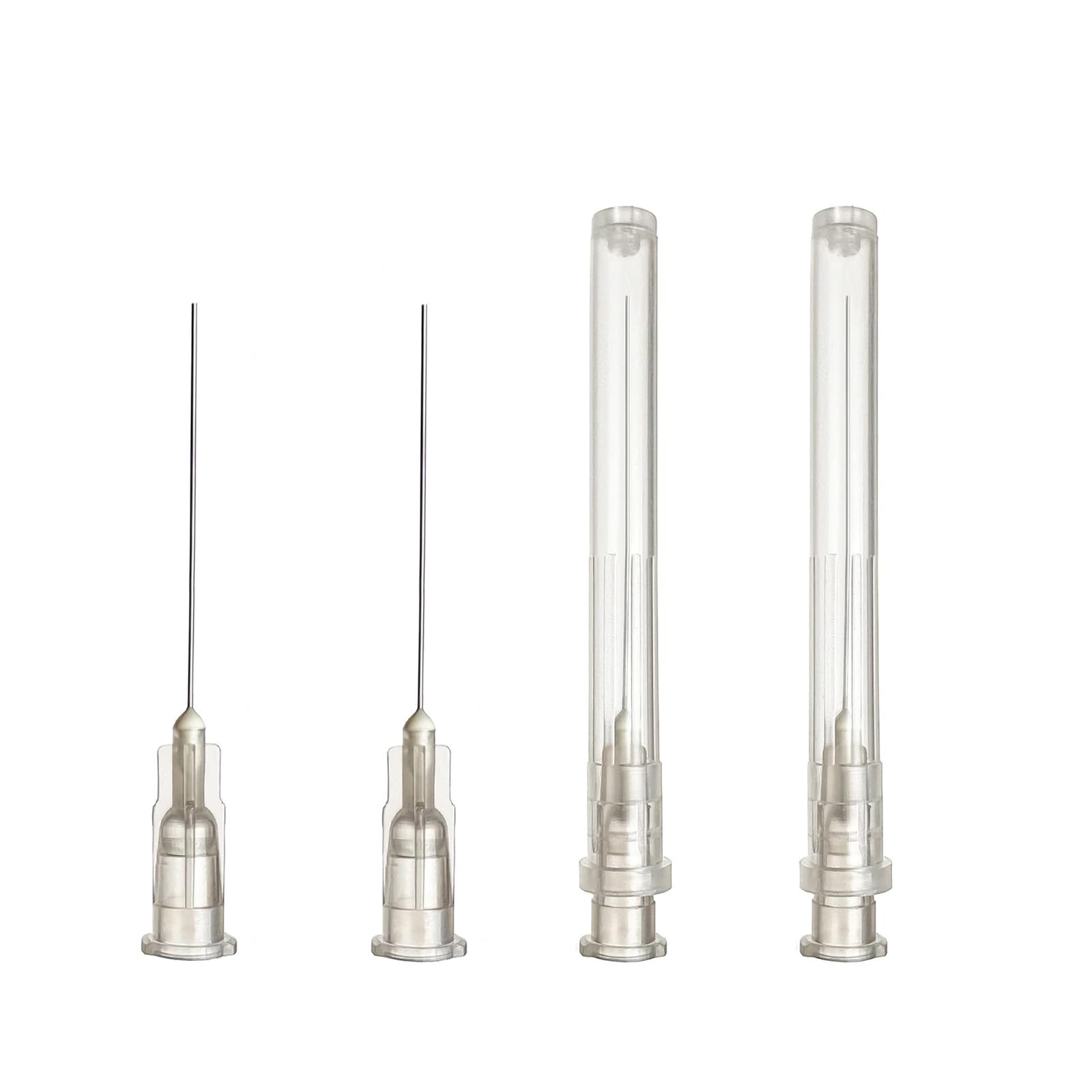 Photo 1 of 100 Pack 27 G 1.5 inch Luer Lock for Science Laboratory, Refilling Liquid, Inks, Individually Packaged