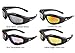 Zabarsii Polarized Sunglasses, Bulletproof CS, Tactical Goggles, Field Motorcycle,Windproof Mirror,Fit for Male or Female Black