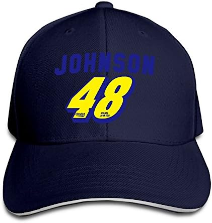 KIYOMM Unisex 48 Logo Adjustable Snapback Peaked Hunting Cap &amp; Hat Navy