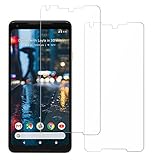 BONUM Google Pixel 2 XL Screen Protector, HD Clear Case Friendly Tempered Glass - 2 Piece