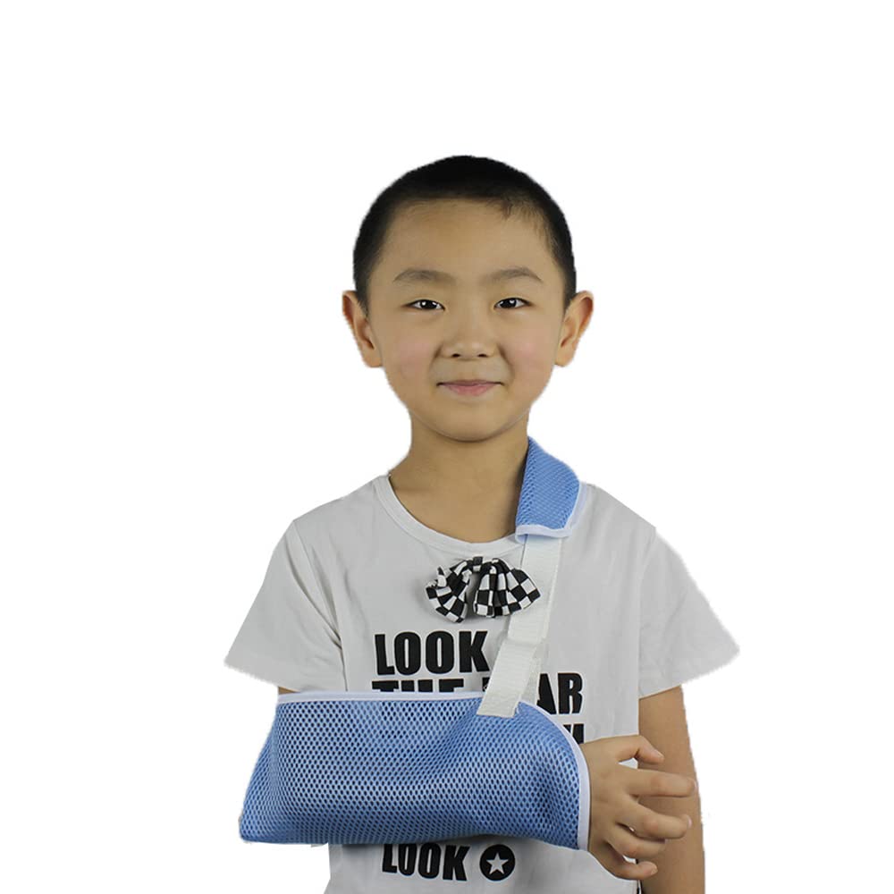 DZOZO Child Arm Sling Breathable Arm Support Sling Pediatric Mesh Arm Sling with Padded Shoulder Immobilizer for Kids Child Sling Padiatric Brace Support Immobilizer Shoulder Sling Toddler Arm Sling
