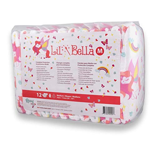 Rearz Lil' Bella Adult Diapers Cotton Candy Scented (12 Pack