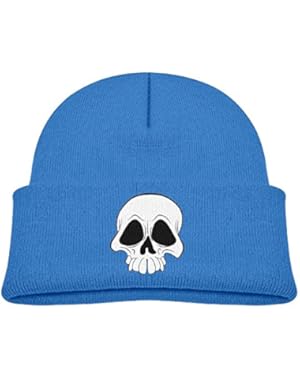 Kids Fashion Skull Pattern Casual Flexible Winter Knit Hats/Ski Cap/Beanie/Skully Hat Cap