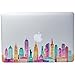 NDAD Famous Buildings in the United States Removable Vinyl Decal Sticker Skin for Macbook Pro Air Mac 13