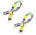 Autism Awareness Ribbon Large Magnetic Car Decal 8