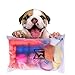 WB WEIRDBEAST Dog Toy Set Dog Rope Toys Rubber Balls Ropes Chew Squeaky Cotton Plush Pet Dog Teething Training Play Toys Flying Discs for Small Medium Dogs