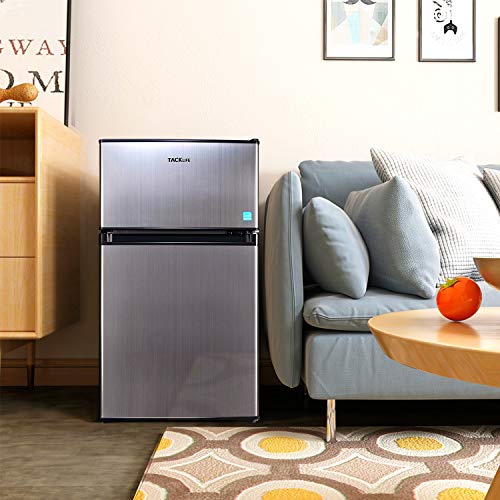 TACKLIFE Compact Refrigerator 3.1 cu.ft, Mini Fridge with Freezer 2