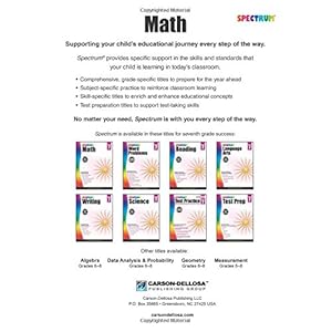 Spectrum Math Workbook, Grade 7