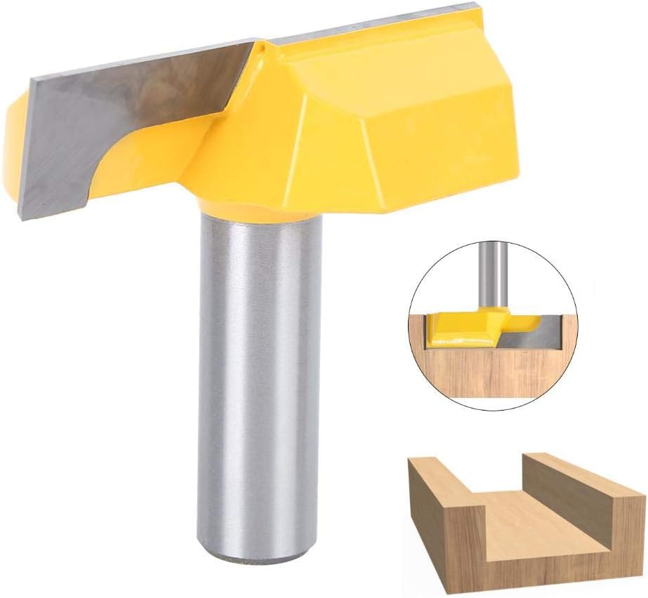 Router Bit Bottom Planing Woodworking Milling Cutter for Edging Engraving Trimming with Tapping Tools Woodworking Router Accessories 12x57mm - Image 4