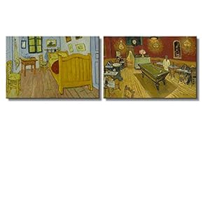 Bedroom The Night Café by Vincent Van Gogh...