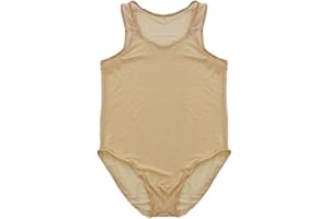 Mendove Men's See Through Leotard Singlet Bodysuit