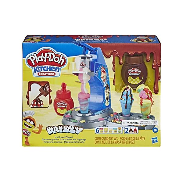 Play-Doh-Kitchen-Creations-Drizzy-Ice-Cream-Playset-Featuring-Drizzle-Compound-and-6-Non-Toxic-Colours Play-Doh Kitchen Creations Drizzy Ice Cream Playset Featuring Drizzle Compound and 6 Non-Toxic Colours