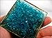 Blue Onyx Flower of Life Orgone Pyramid Christmas Tower Buster Piezo Electric EMF Protection Generator Frequency Ions Tested Cloud Chem Buster A++