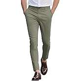 GINGTTO Mens Dress Pants Slim Fit Stretch Chino Pants for Men
