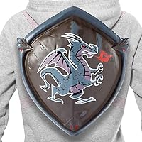 InSpirit Designs Black Shield Back Bling, Fortnite Halloween Costume Accessory for Adults, Plastic