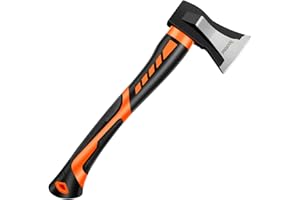 GLOROUSAMC Wood Splitting Maul 15” - 2.5 lb. Splitter Maul, Firewood Camp Axe, Shock Absorbing Anti-Slip Handle - Splitting Axe Splits Wood Better Than Camp Axe or Hatchet - Kindling Splitter